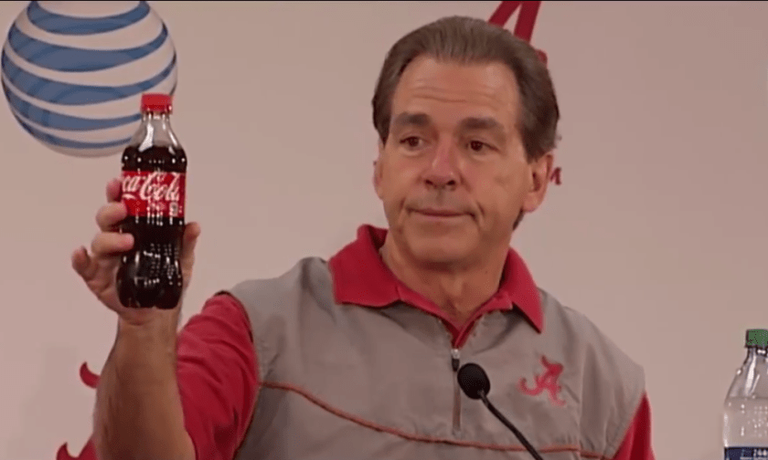 Nick Saban Coke