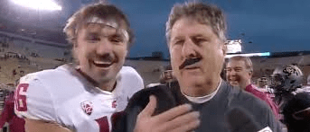 leach with a mustache