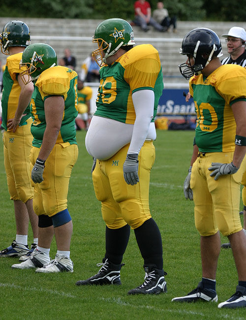 Fat football Player