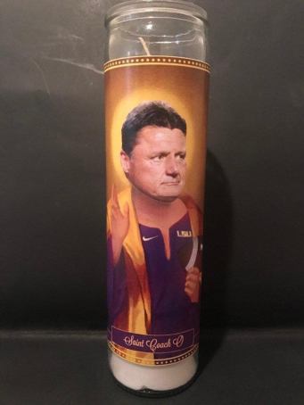 Coach O Devotional Candle